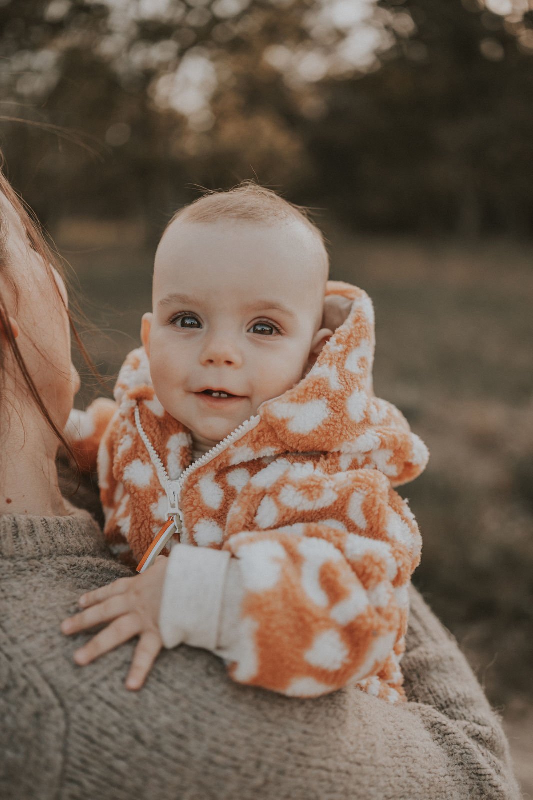 Overall aus Fleece Leo apricot
