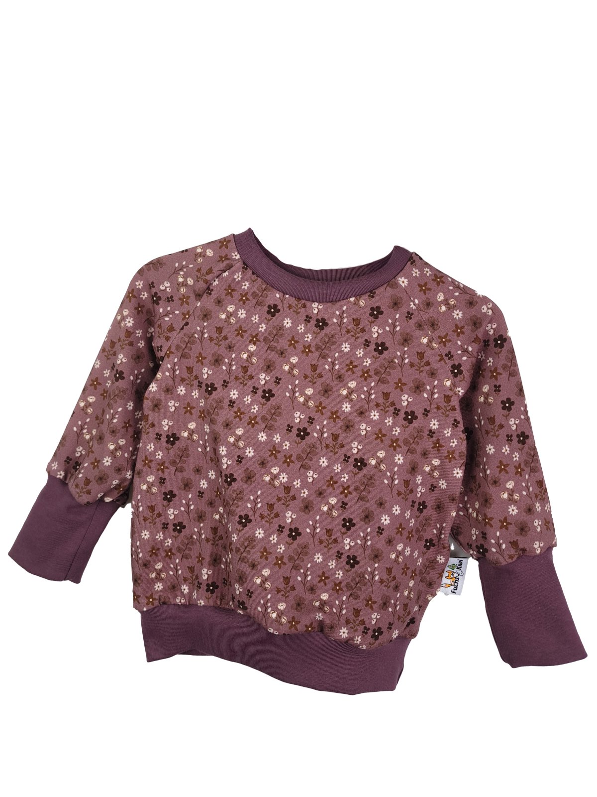 Pullover Blumenmeer flieder