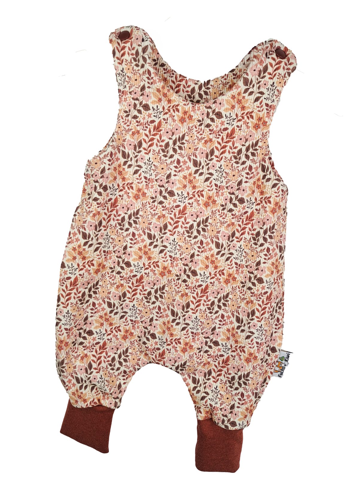 Strampler Feinripp Herbstblumen