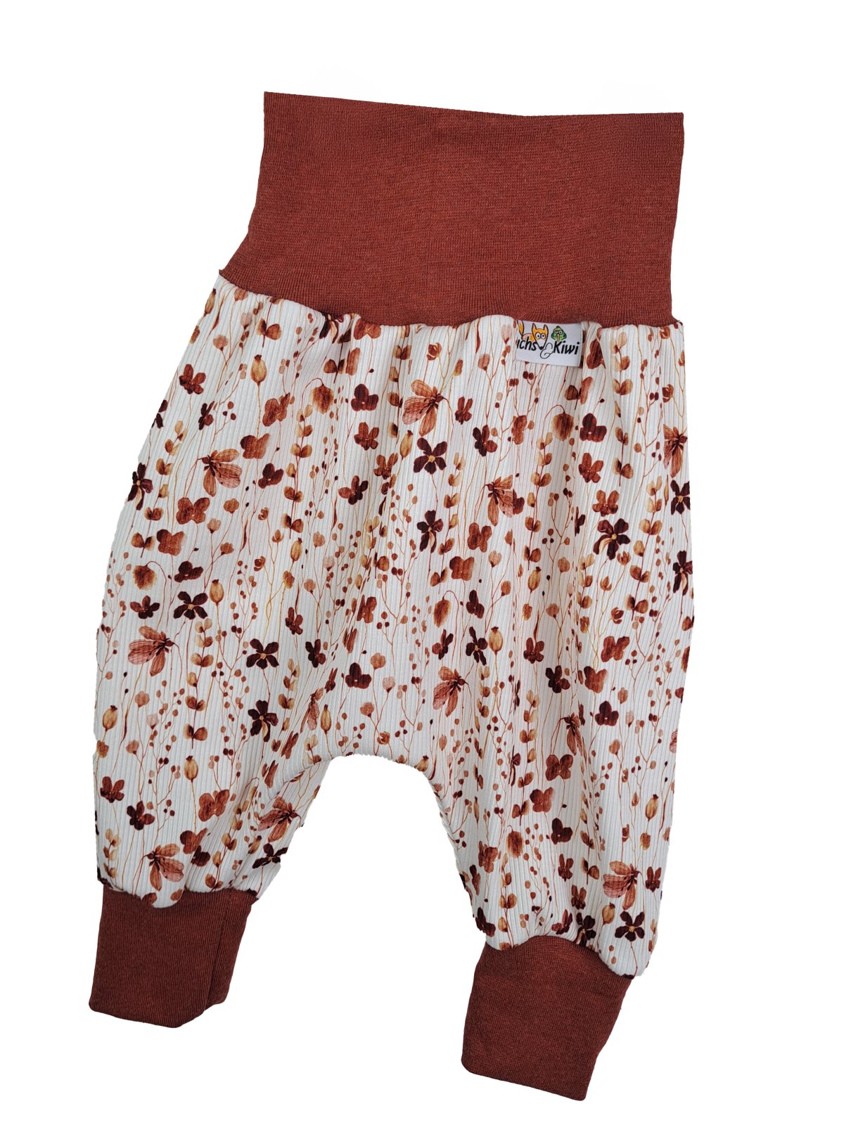 Feinripp Blumentraum rost Outfit