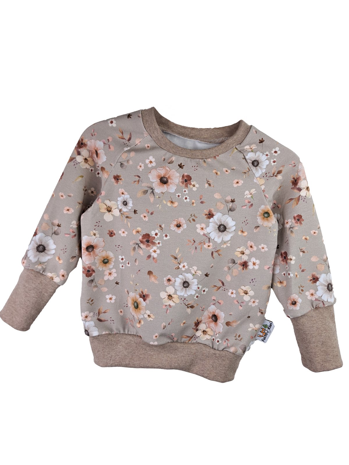Pullover Blumentraum sand