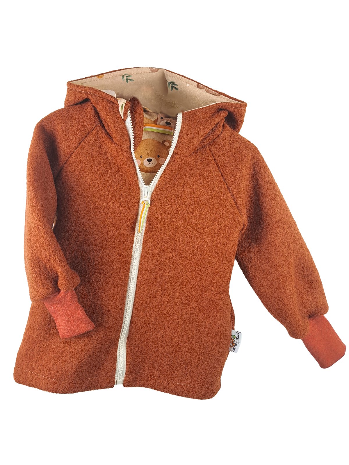 Walkjacke rost mit Lieblingsbär