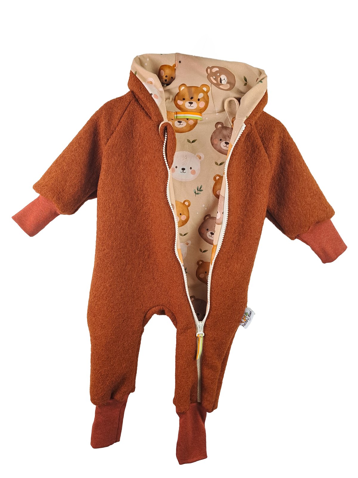 Walkoverall rost mit Lieblingsbär