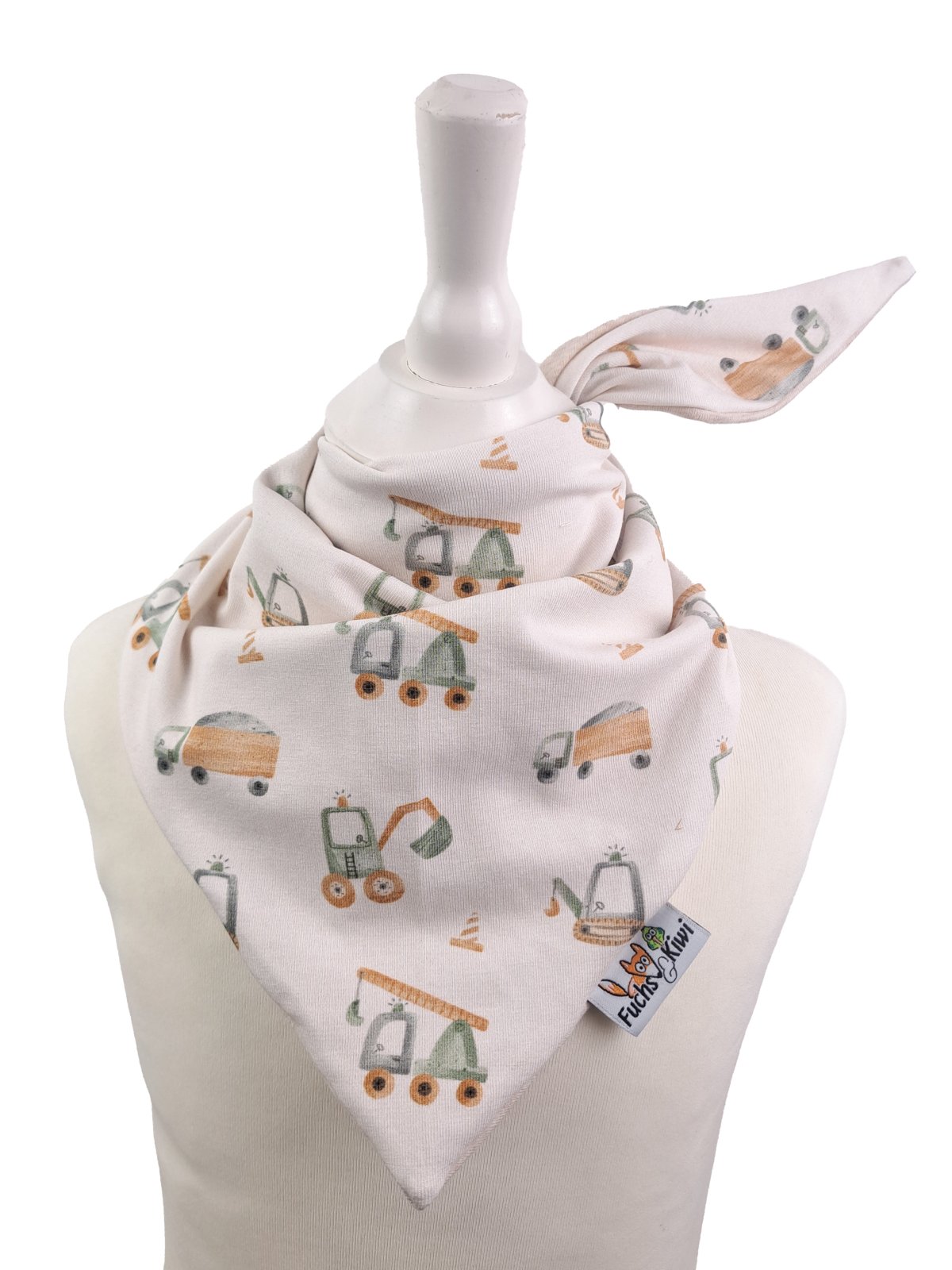 Halstuch zum Binden Coole Baustellenfahrzeuge