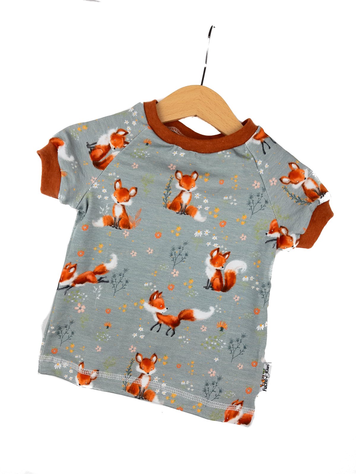 T-Shirt Fuchsi grau