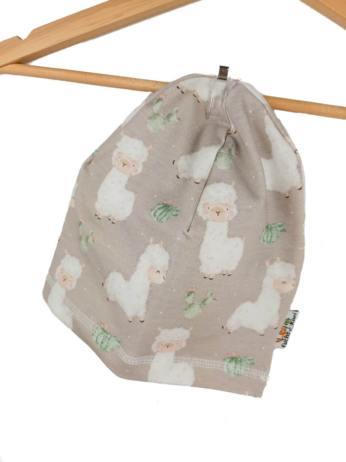 Beanie Lama beige 35-37