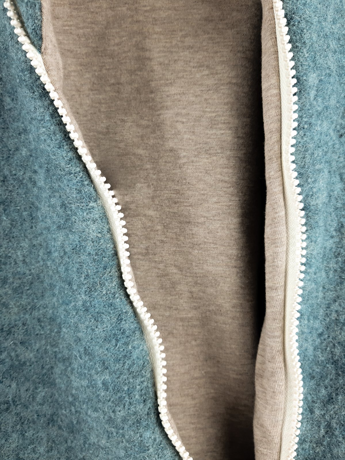 Walkoverall mint meliert mit sand meliert