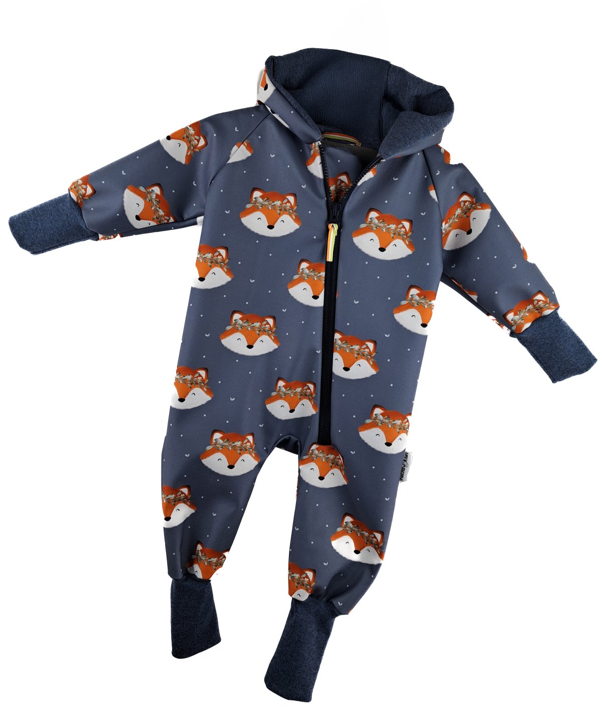 Softshelloverall Fuchsi blau