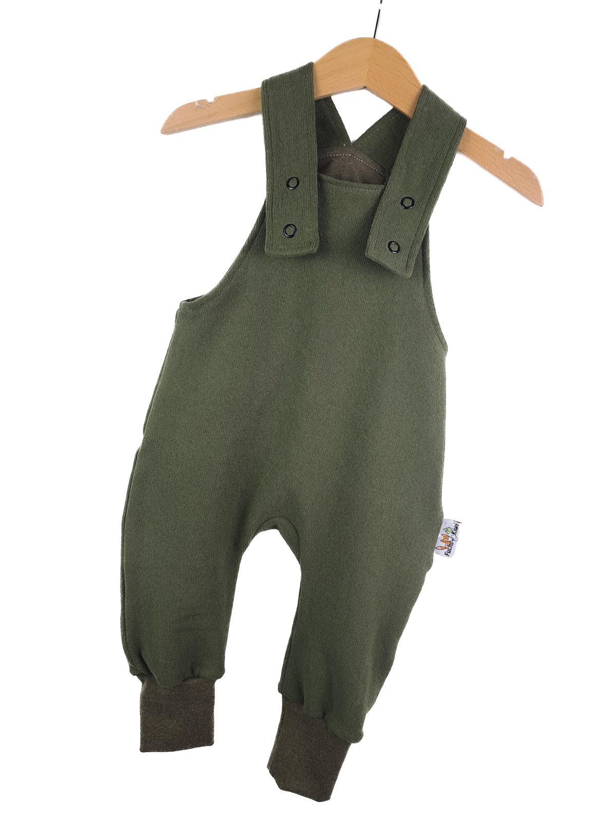 Latzhose Feinstrick khaki