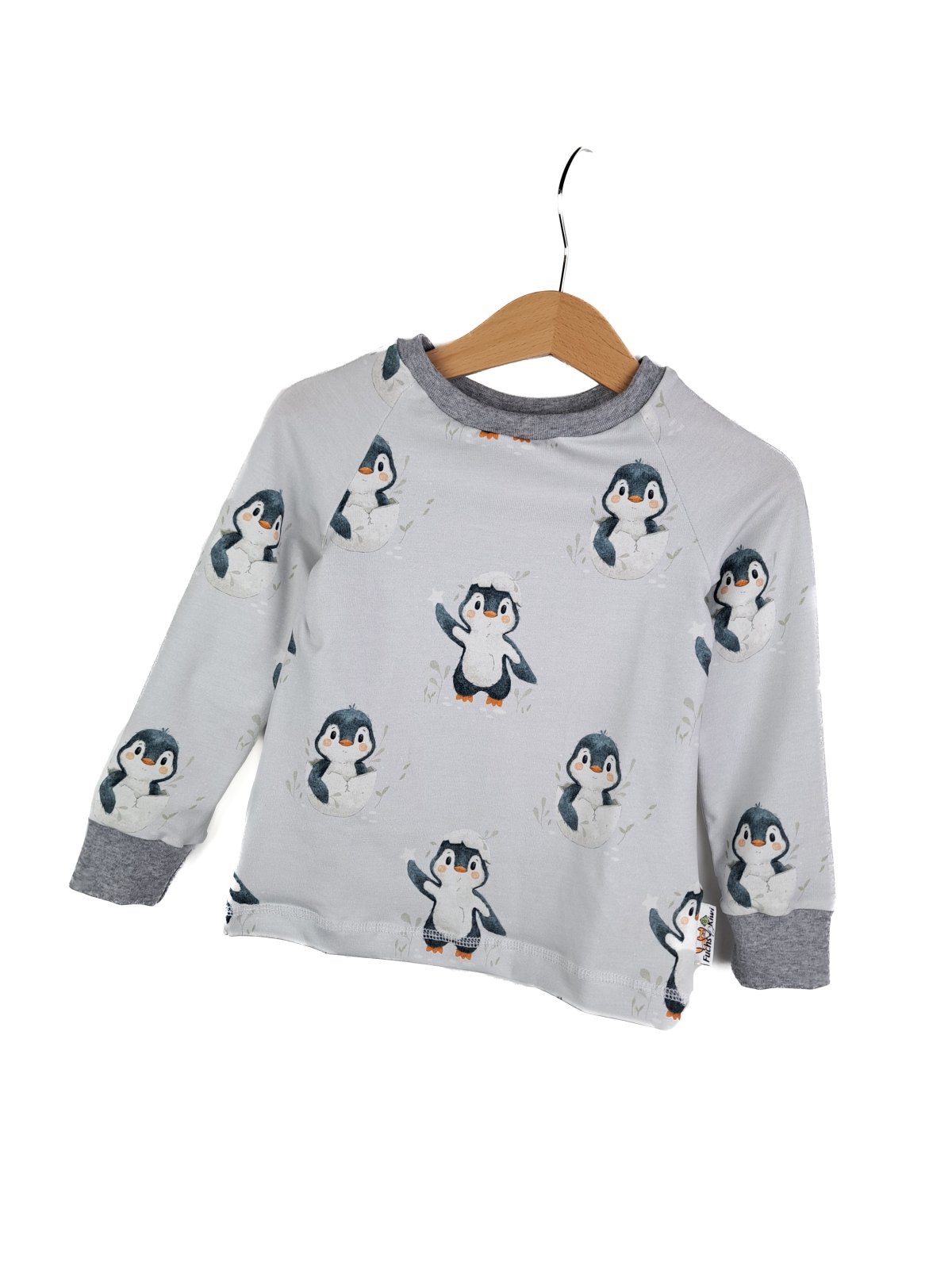 Langarmshirt Pinguinbaby