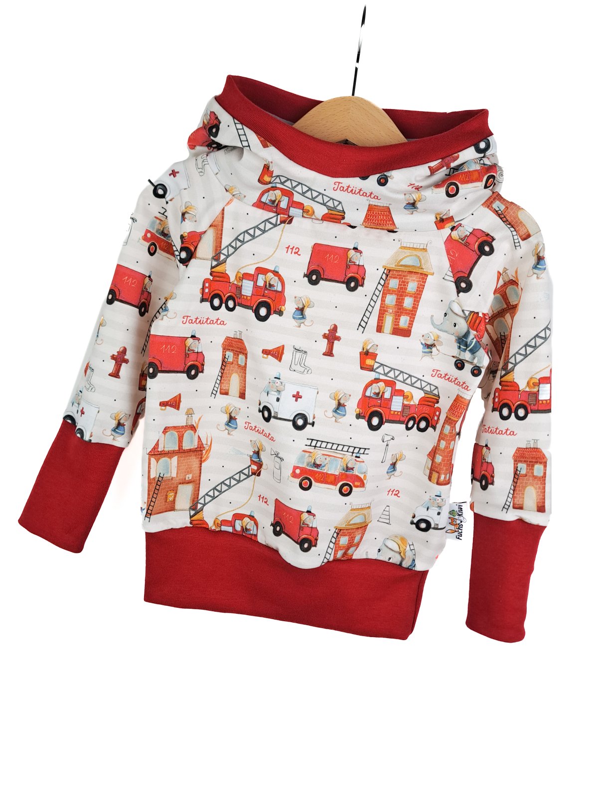 Hoodie Feuerwehreinsatz