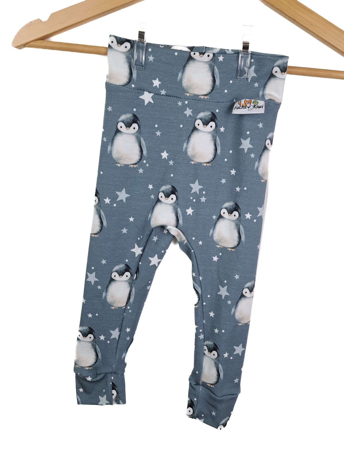 Pinguin-Patch blau Outfit