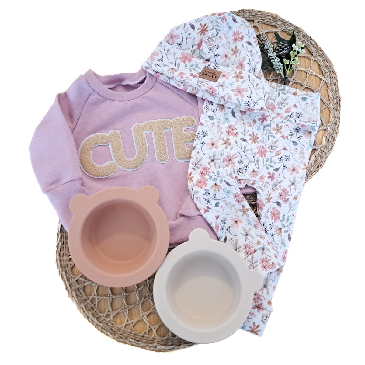 Feinripp Blumenwiese Outfit