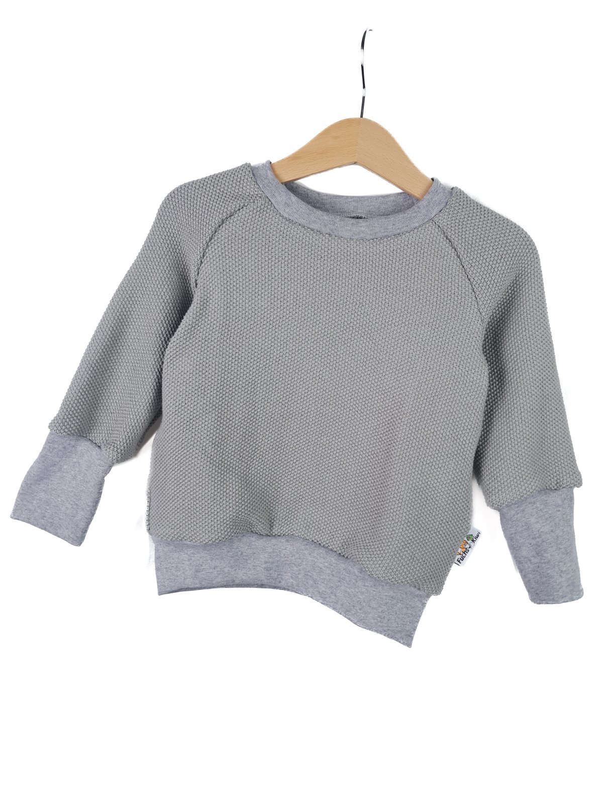Pullover Grobstrick grau