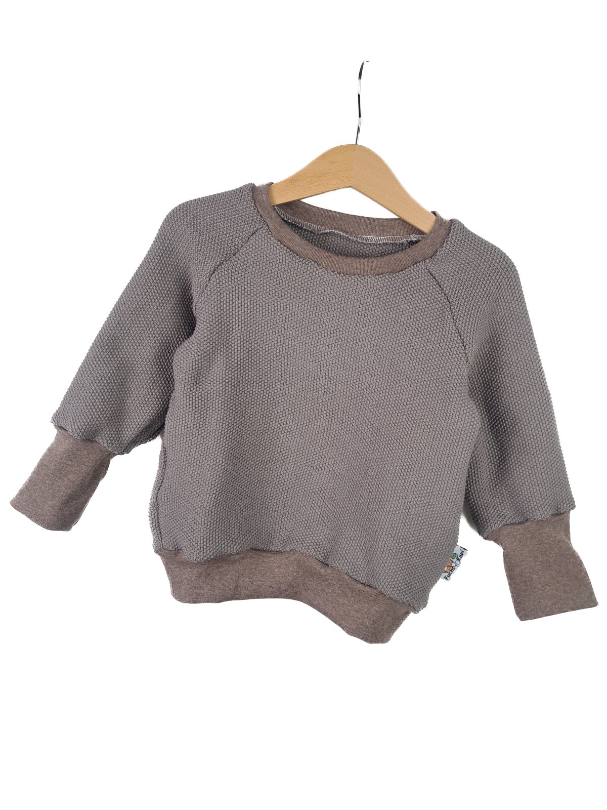 Pullover Grobstrick braun