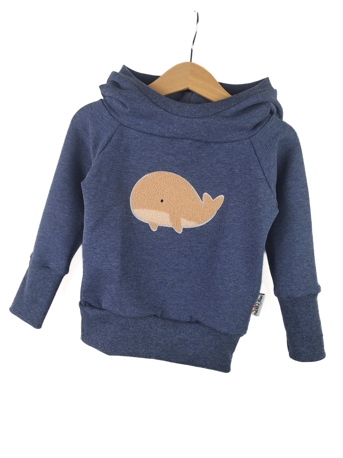 Hoodie Wal-Patch blau