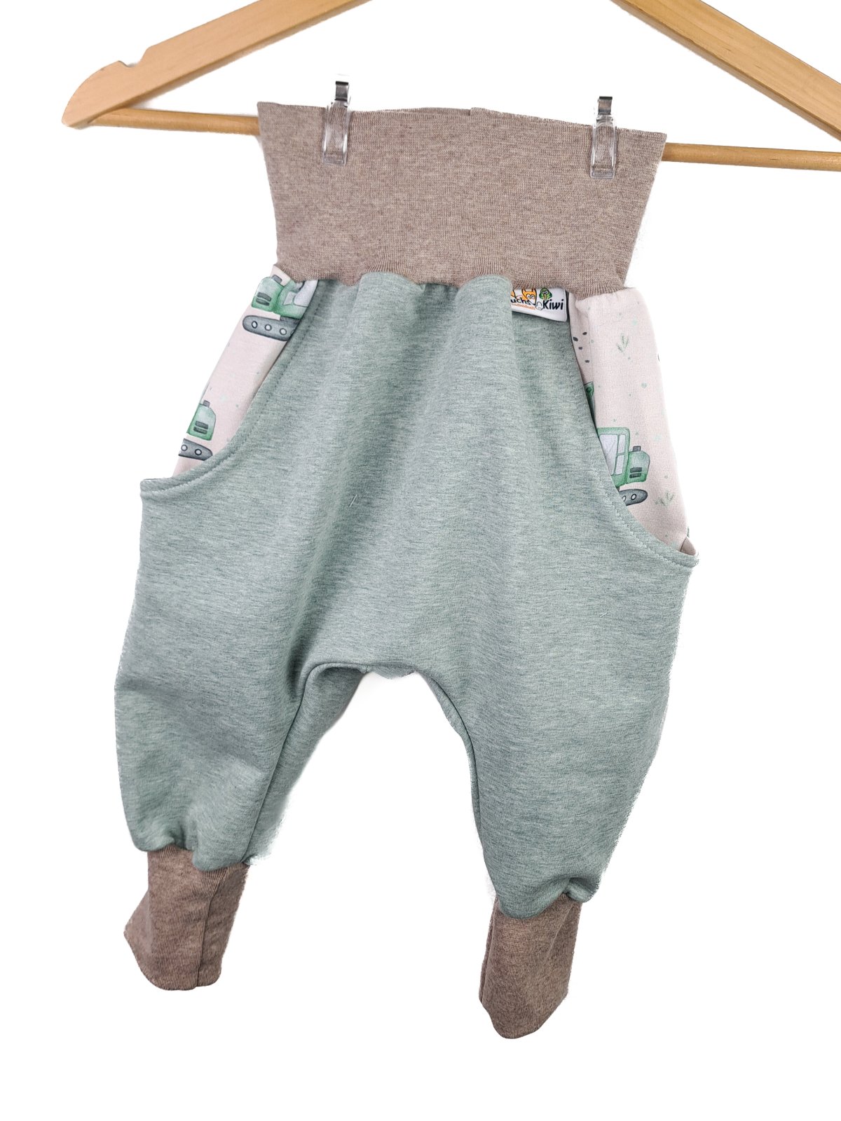 Indi Sweat Pumphose mint mit Bagger creme