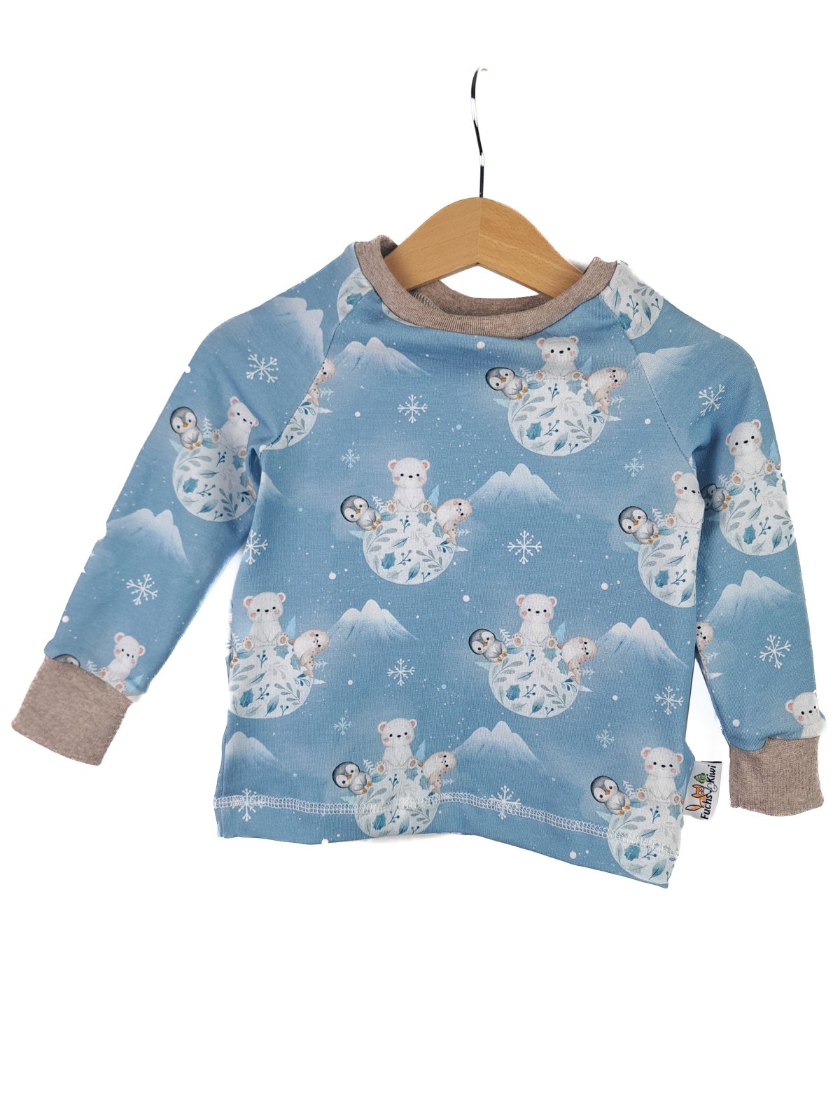 Langarmshirt Eiswelt 74/80