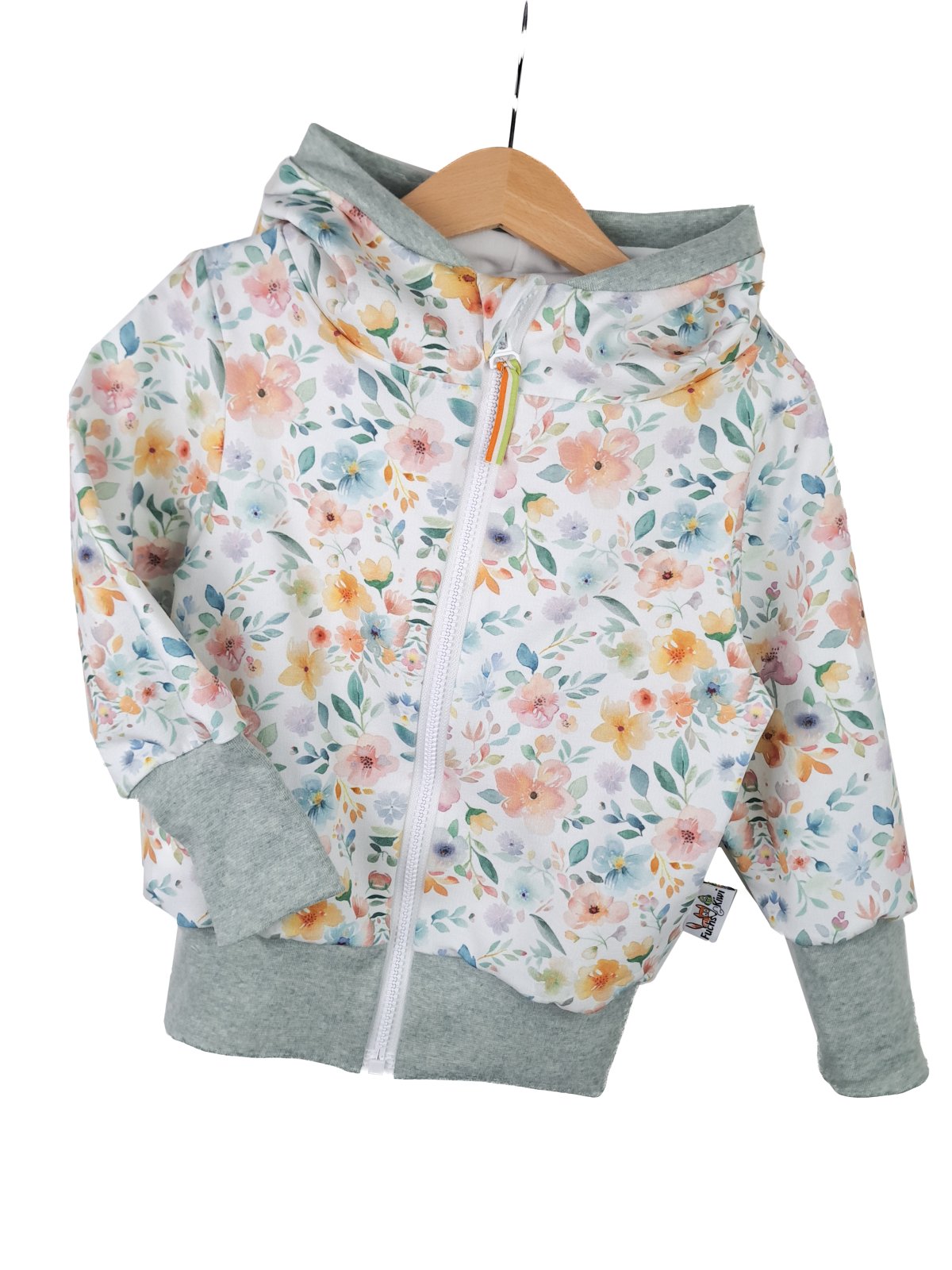 Sweatjacke Sommerblumen