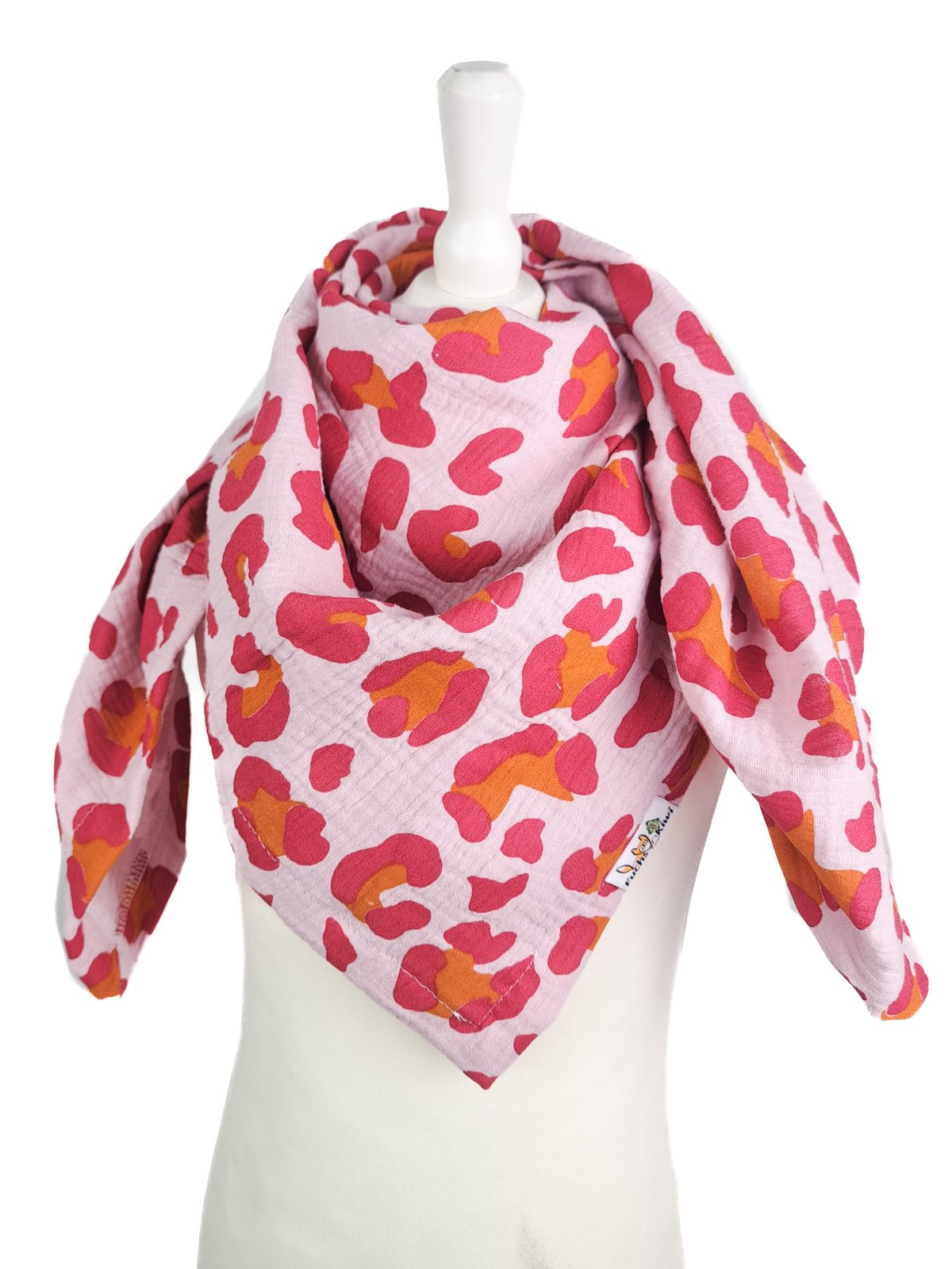 Tuch zum Binden Musselin Leo pink