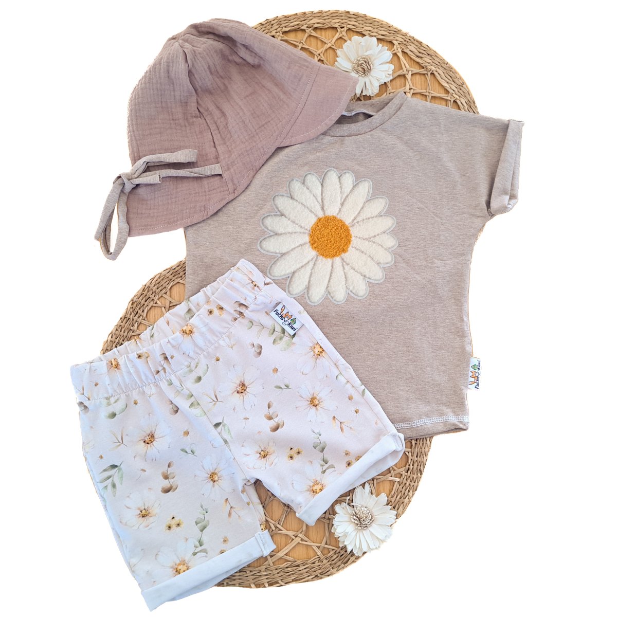 Gänseblümchen-Patch sand Outfit