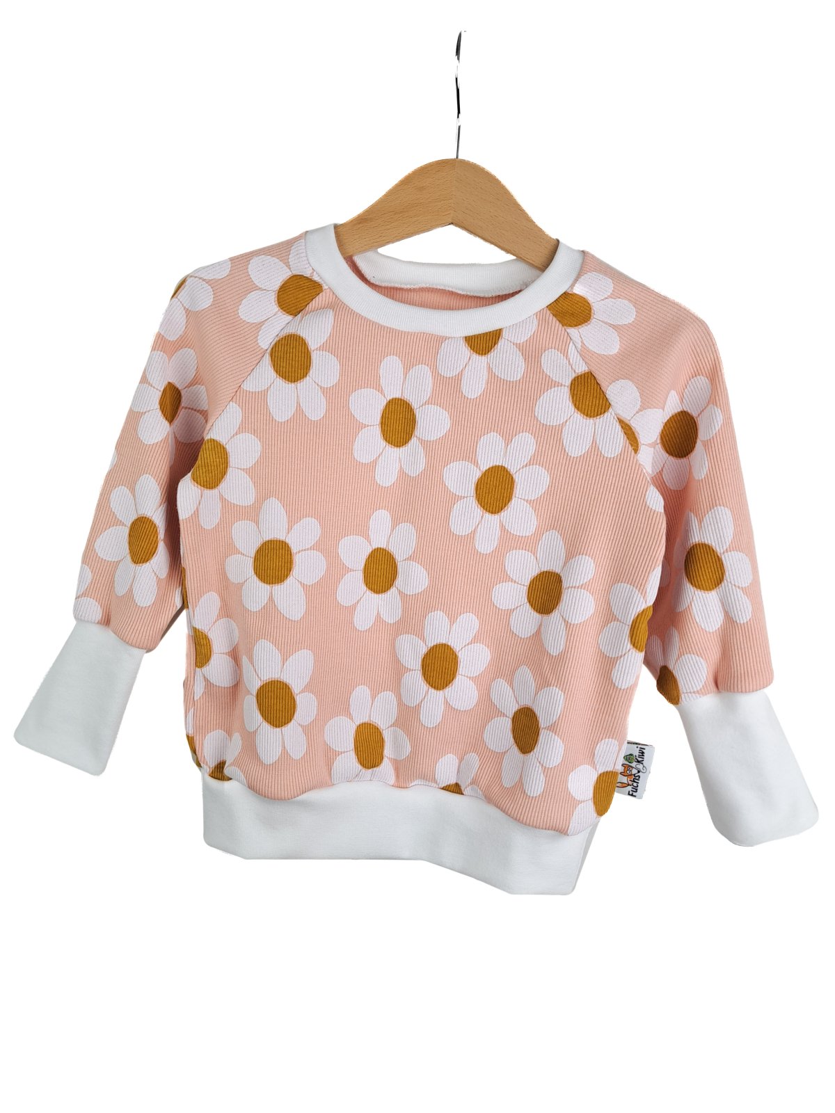 Pullover Feinripp Gänseblümchen
