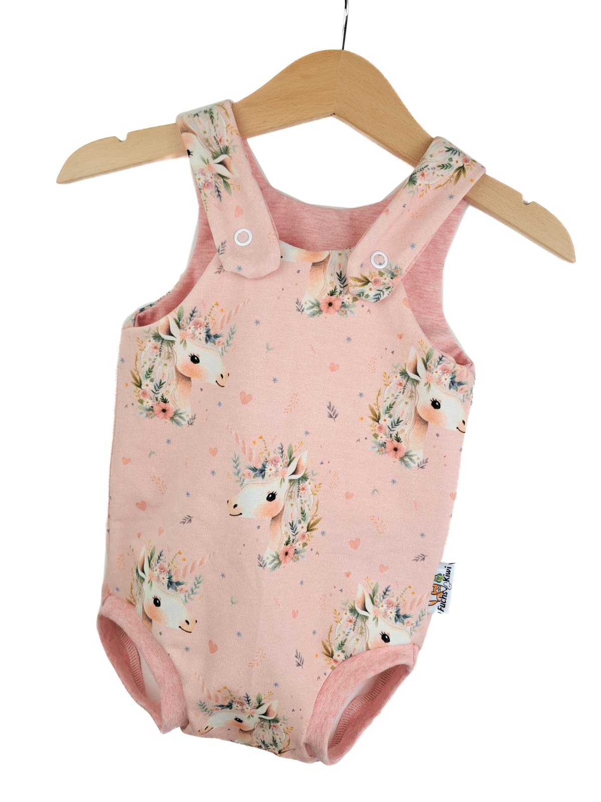 Sommerstrampler Einhorntraum rosa 74/80