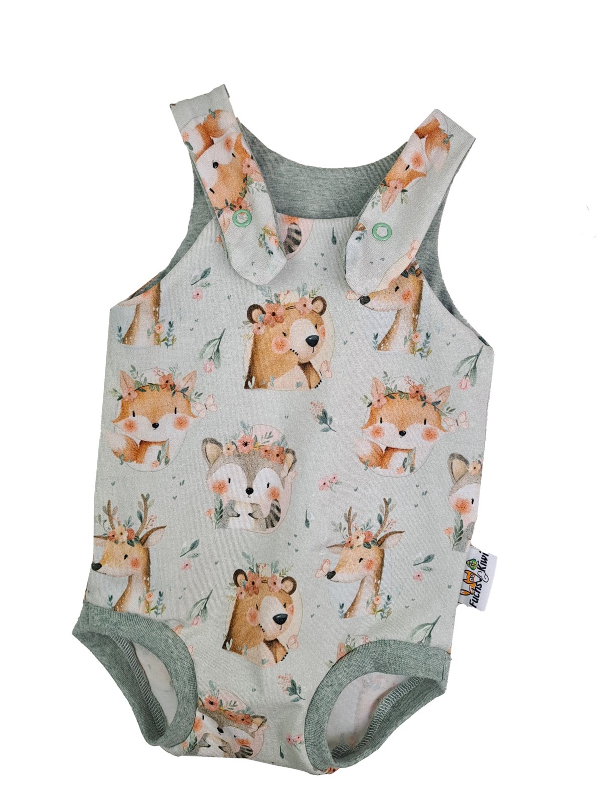 Sommerstrampler Süße Waldtiere 74/80