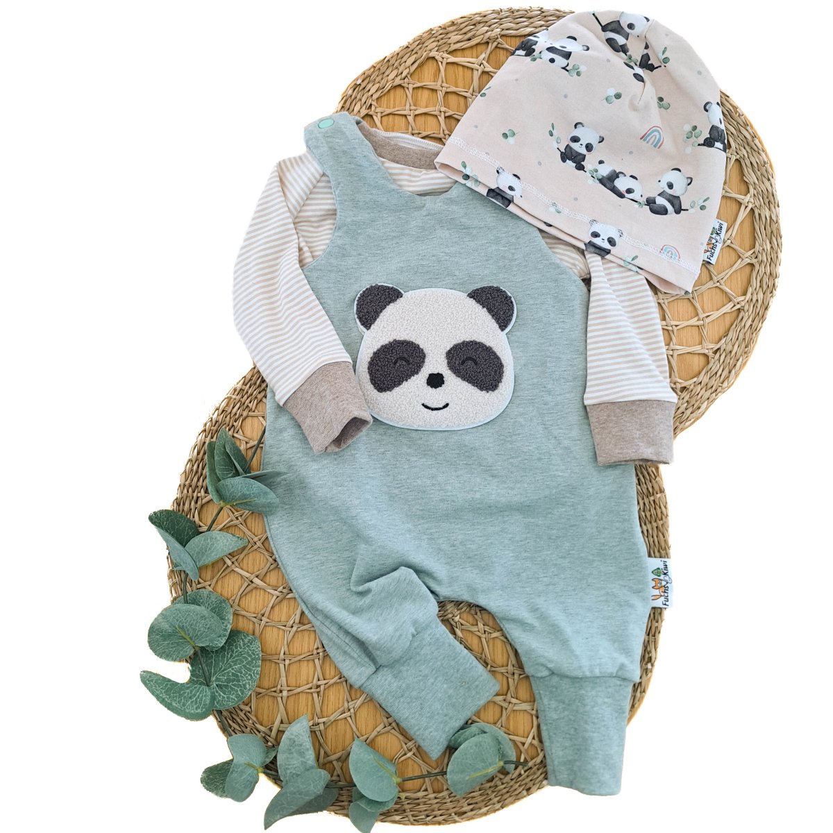 Panda-Patch mint Outfit