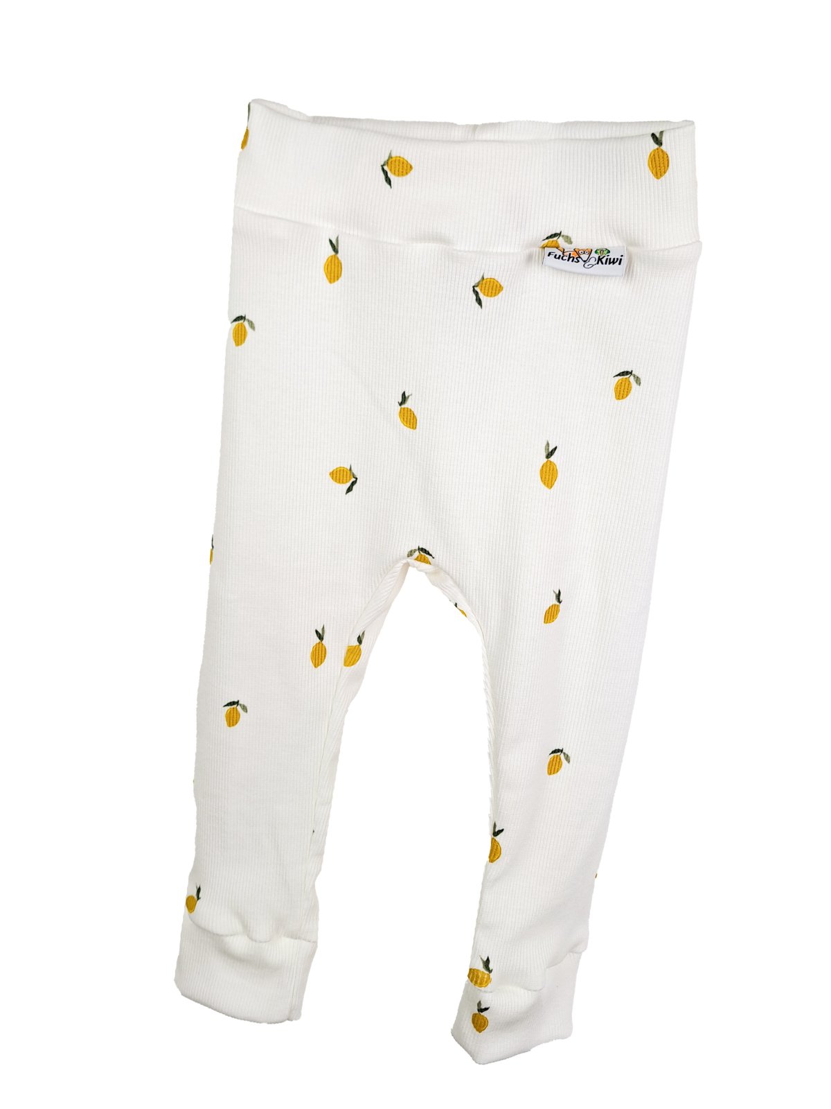 Leggings Feinripp Zitronen