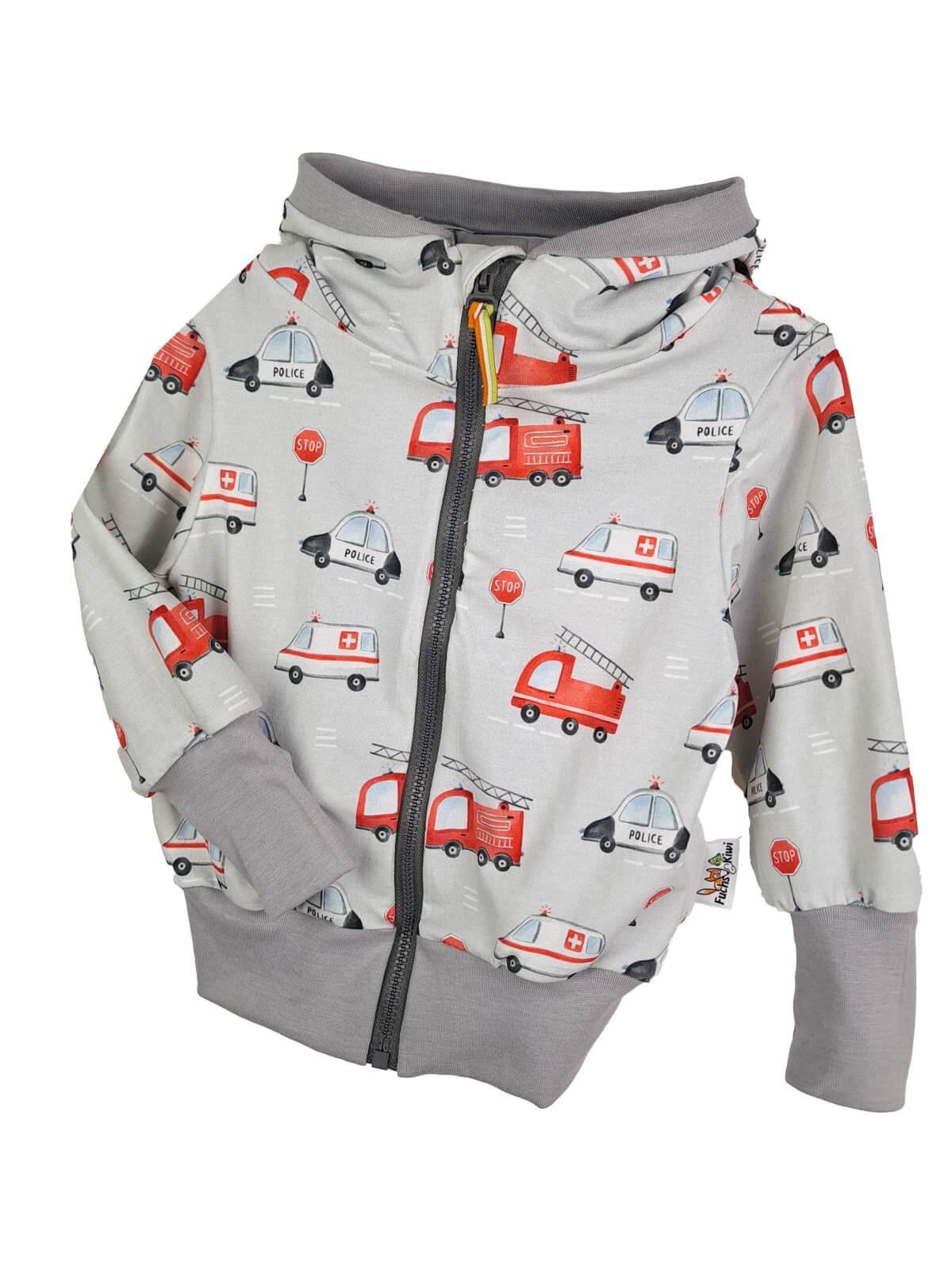 Sweatjacke Helferfahrzeuge 86/92