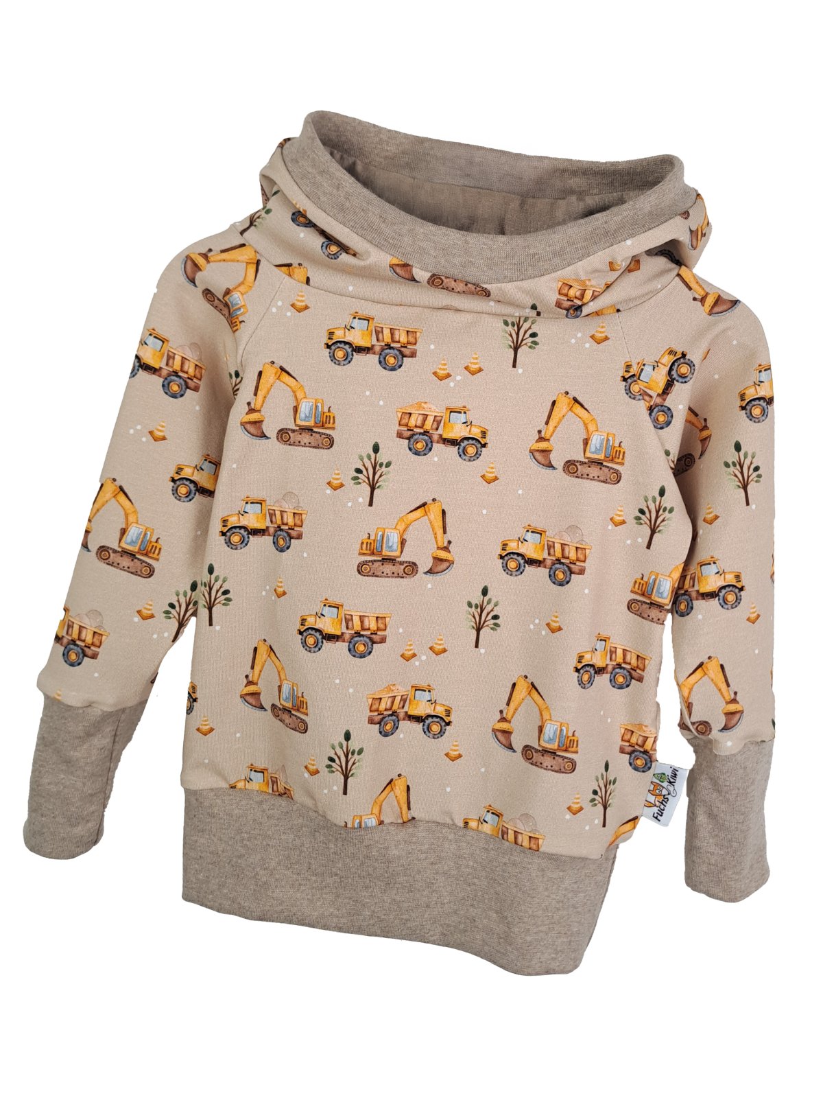 Hoodie Baustelle sand