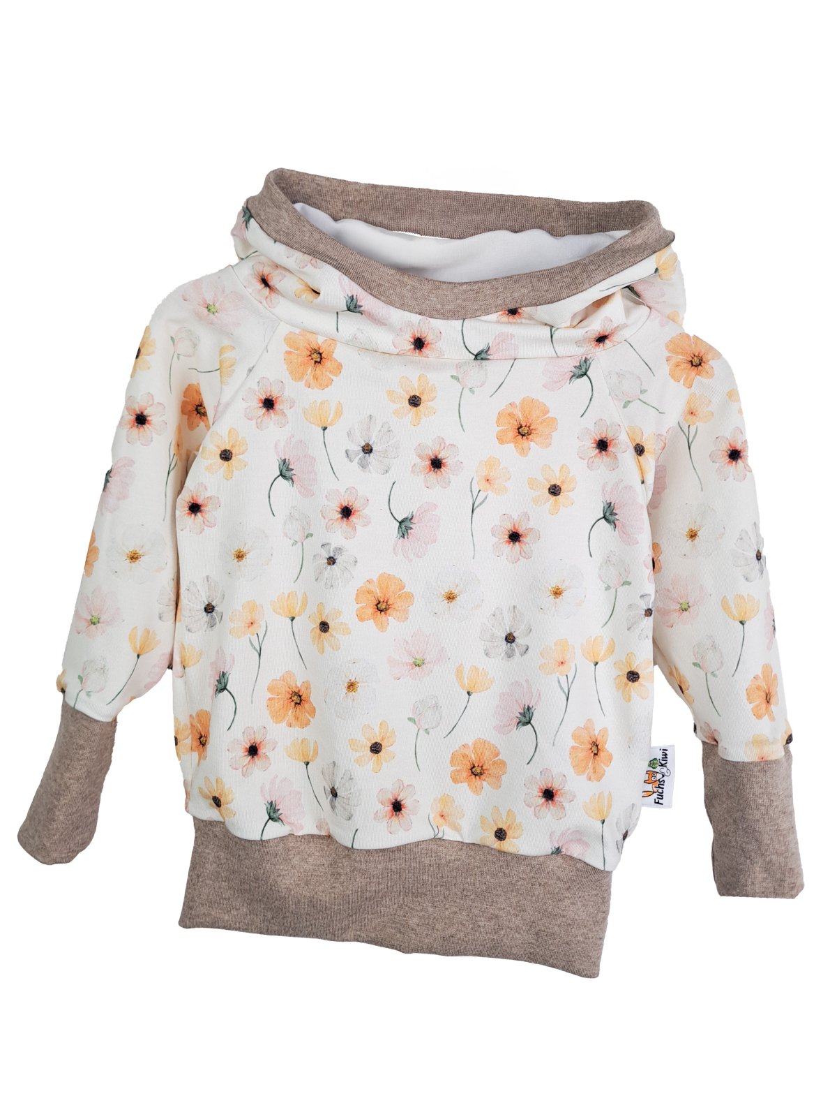 Hoodie Sommerblumen pastell