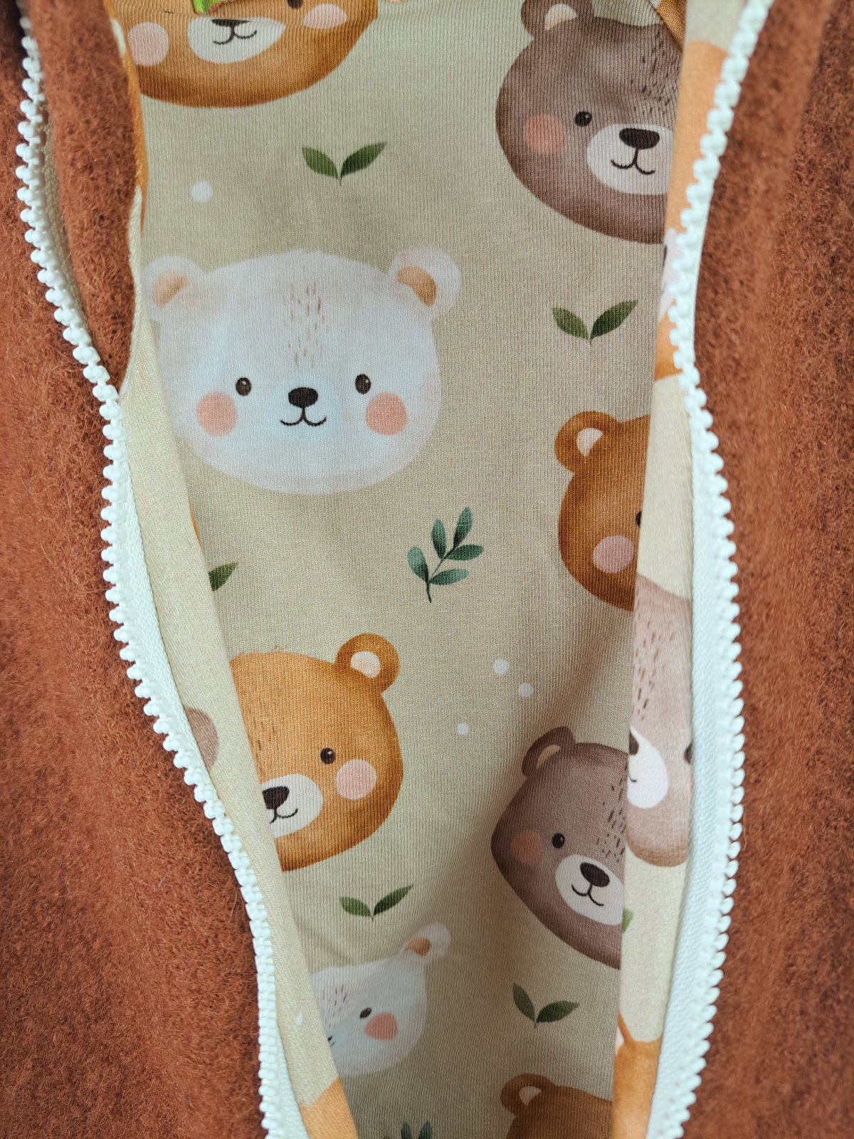 Walkoverall rost mit Lieblingsbär