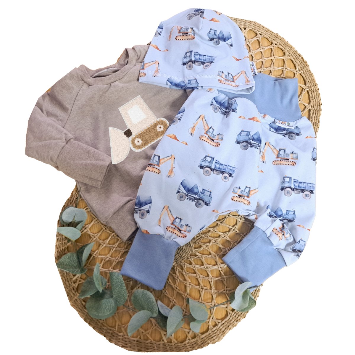 Baustelle blau Outfit