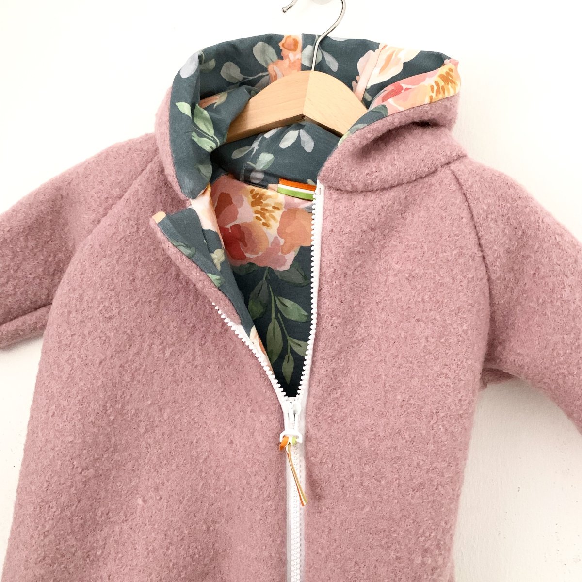 Walkjacke in altrosa