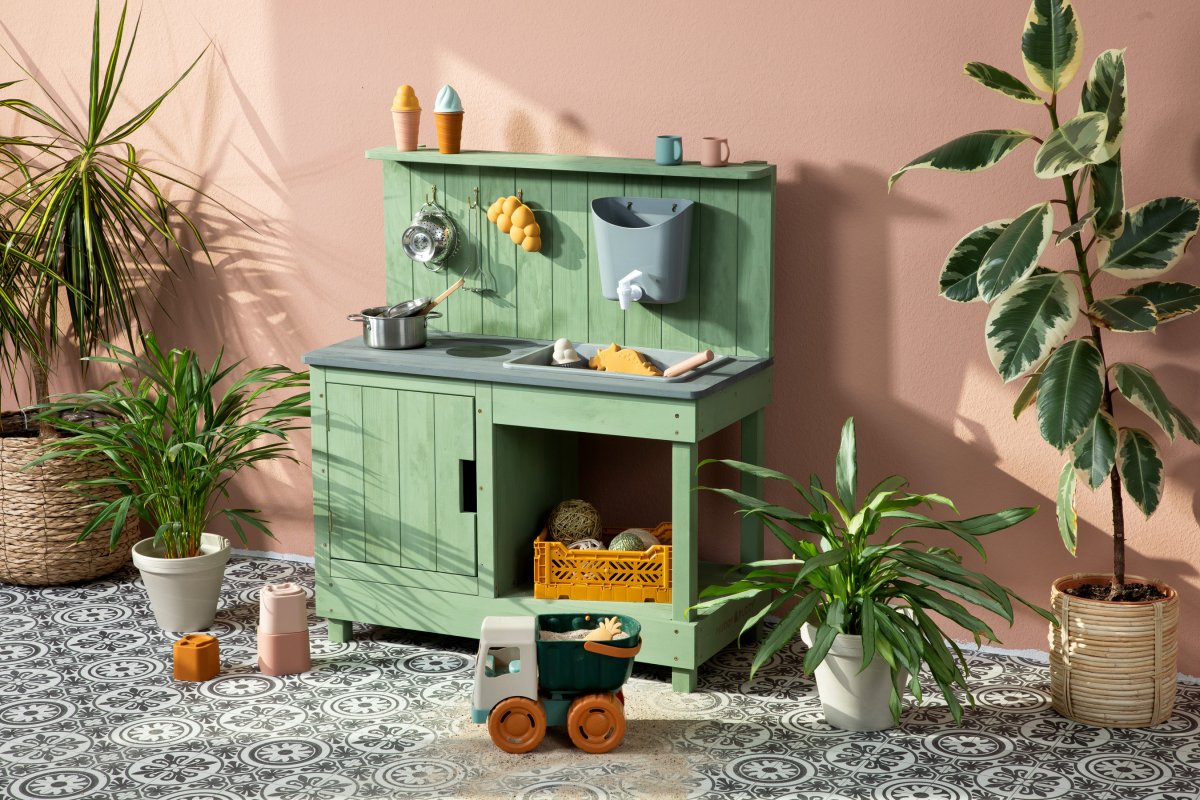 Los für Muddy Buddy - Matschküche