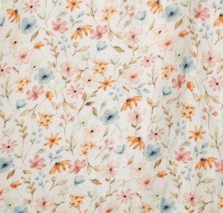 Musselin Streublumenwiese pastell