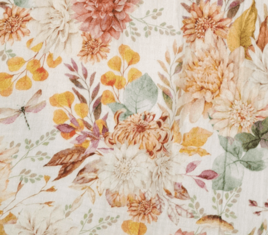 Musselin Blütenzauber