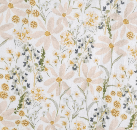 Musselin Blumenwiese