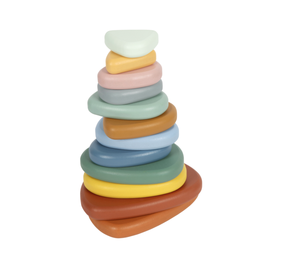 Small Foot Montessori Balancierspiel Flusssteine