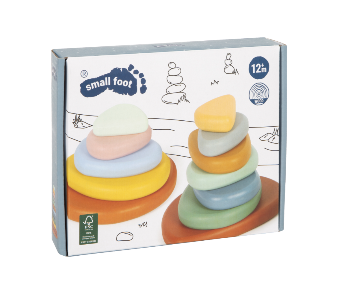 Small Foot Montessori Balancierspiel Flusssteine