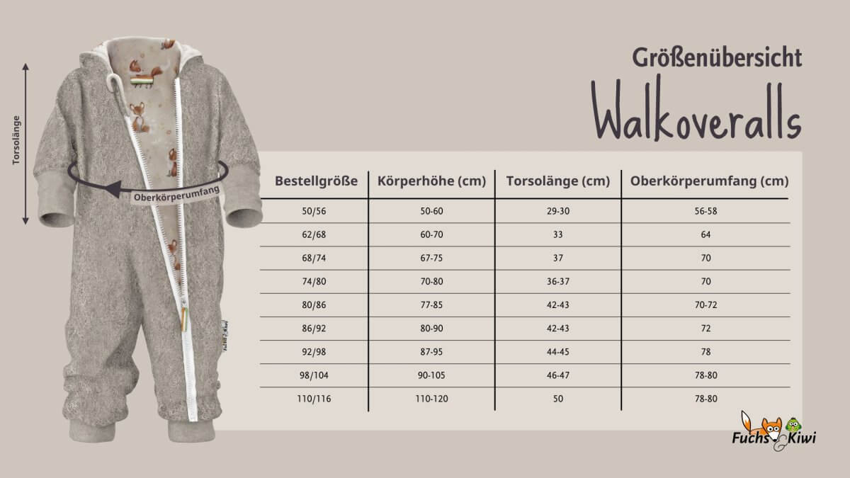 Walkoverall grau meliert mit Dackel