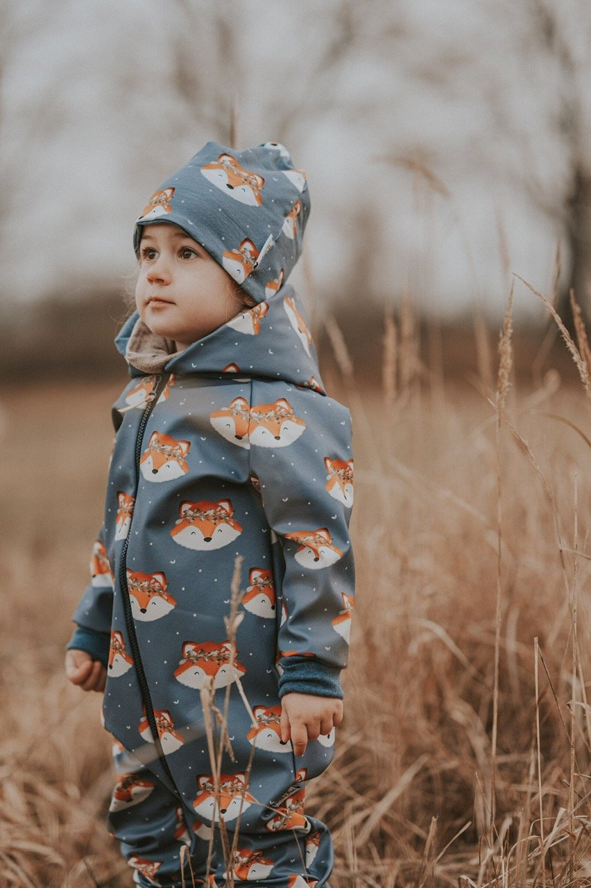 Softshelljacke Fuchsi blau