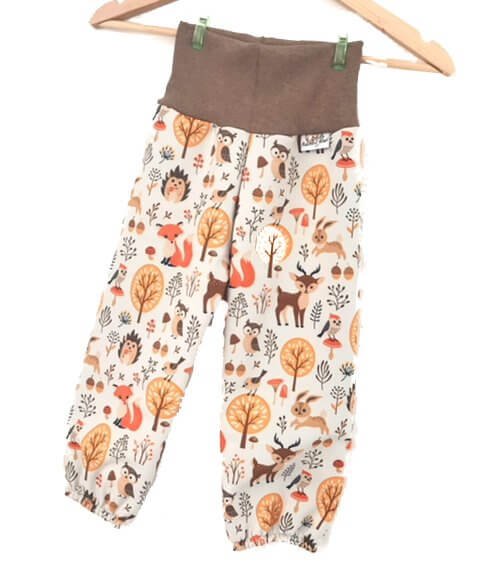 Softshellhose Waldtiere creme