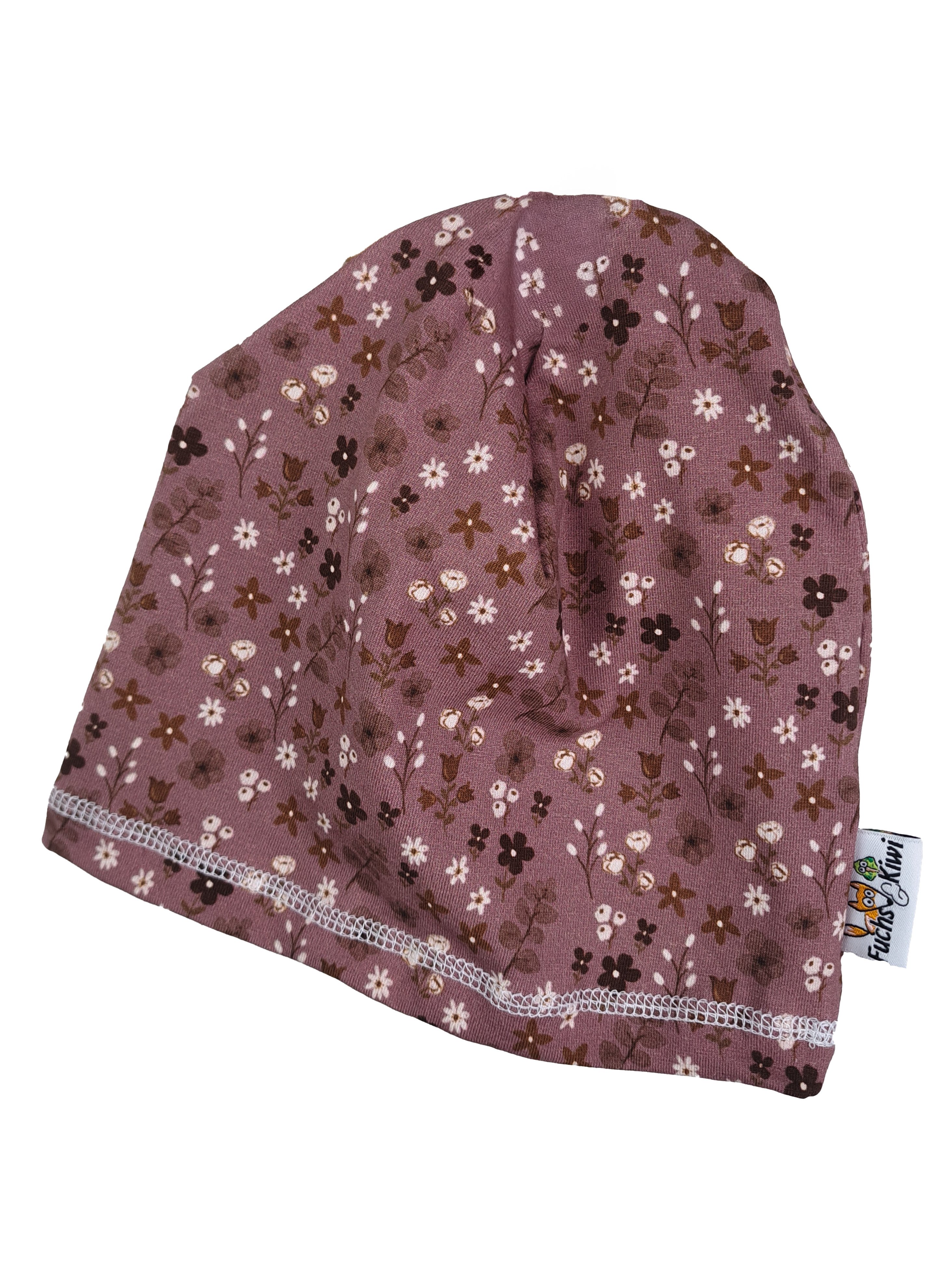Beanie Blumenmeer flieder