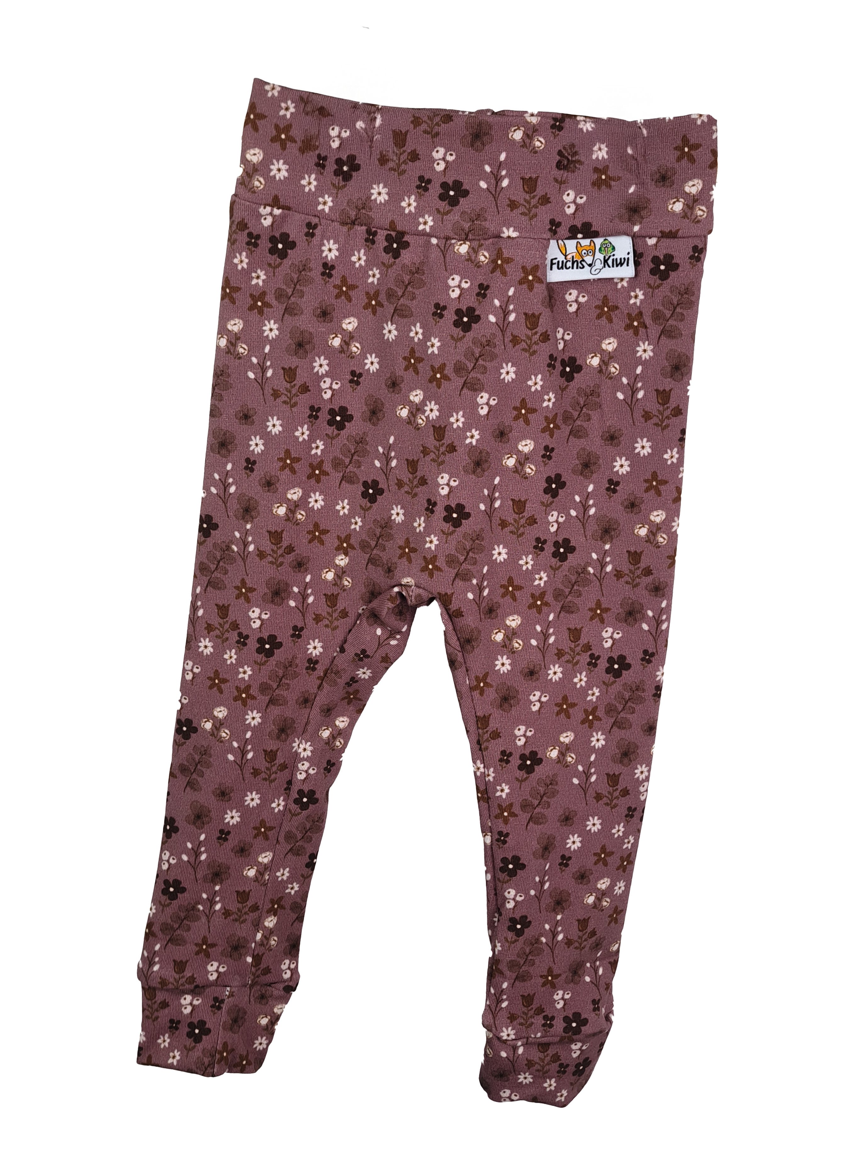 Leggings Blumenmeer flieder