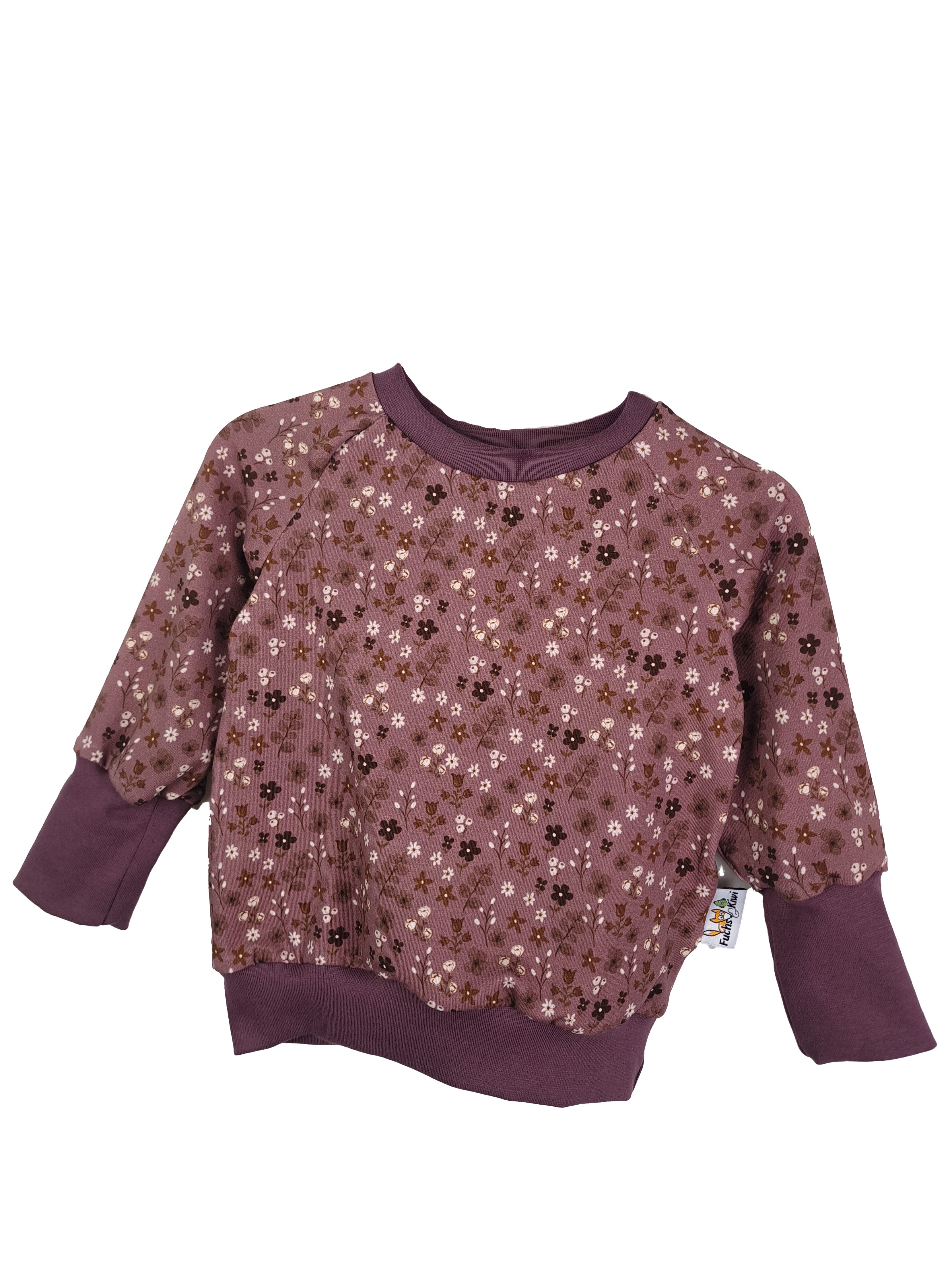 Pullover Blumenmeer flieder