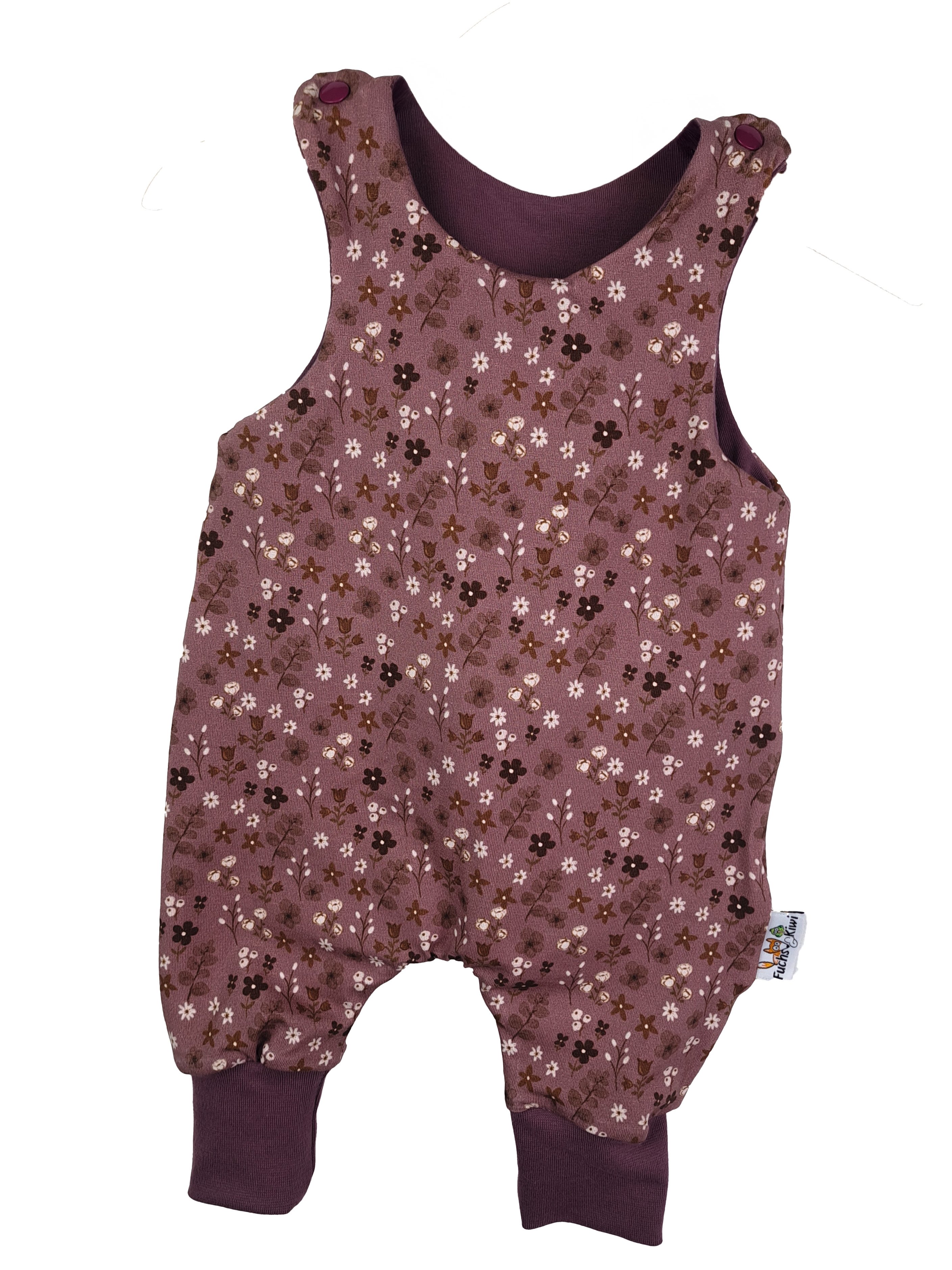 Strampler Blumenmeer flieder