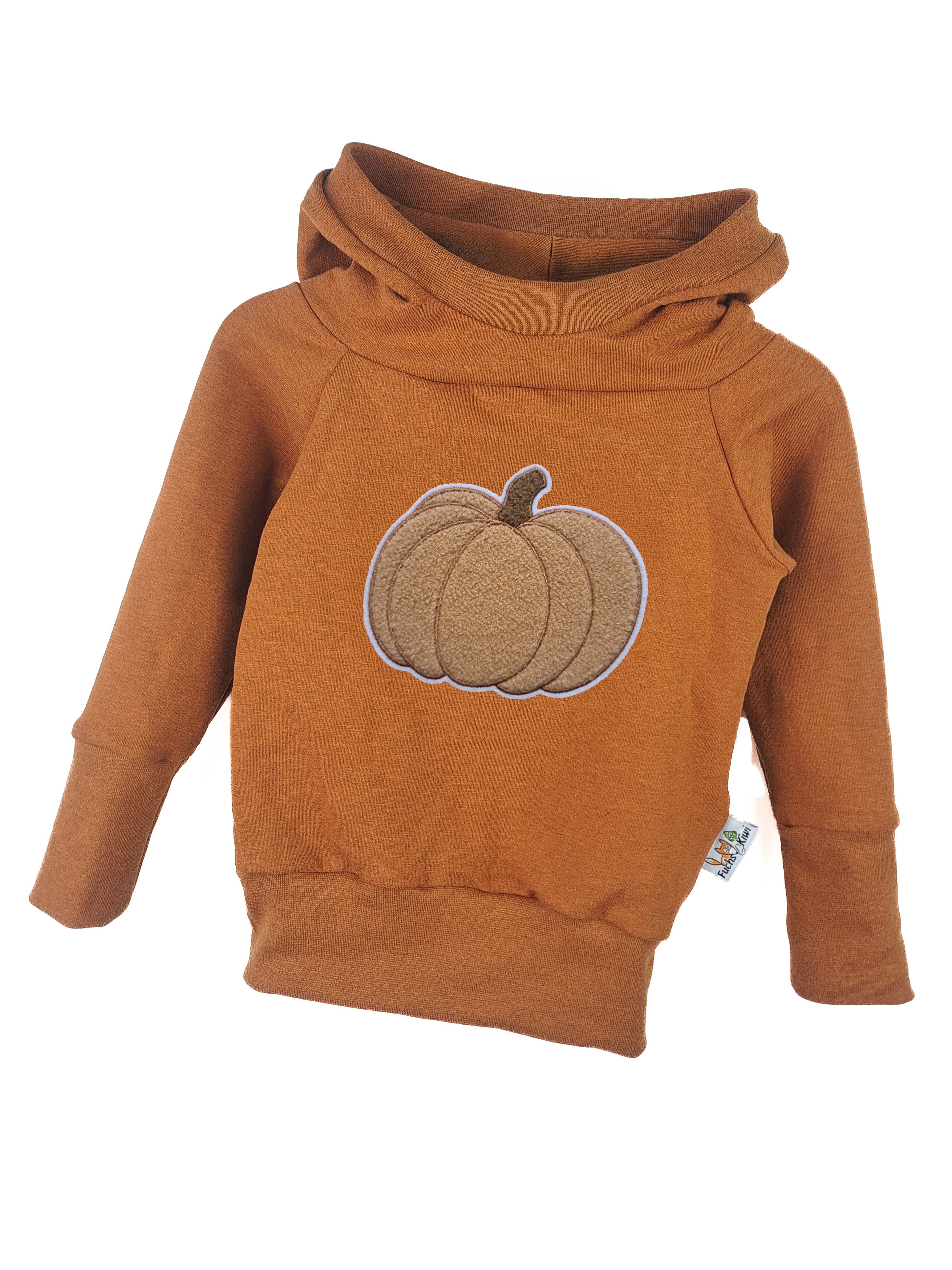 Hoodie Kürbis-Patch rost